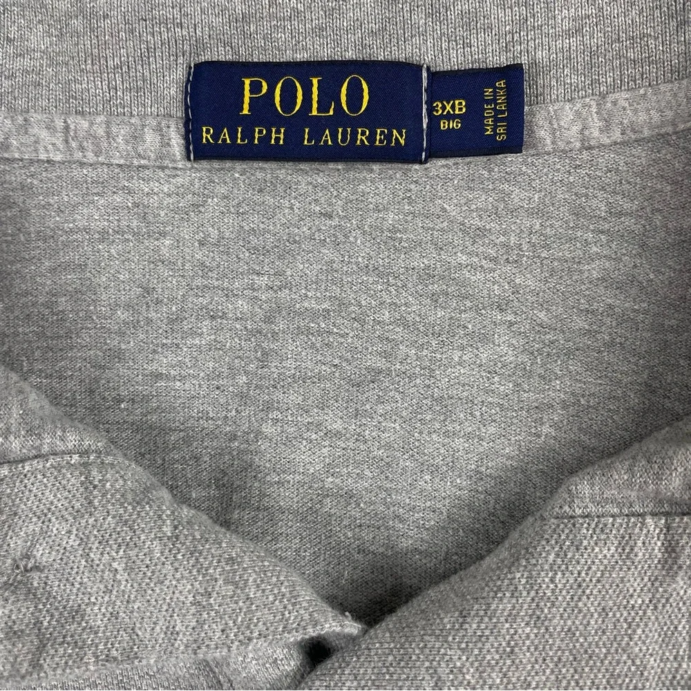 Men's Polo Ralph Lauren Grey‎ Heather Polo 3XB 0054